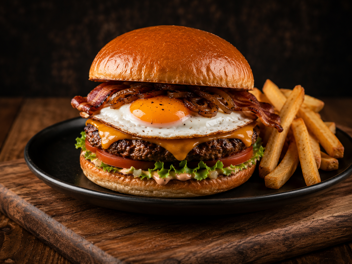 Carta de platos y bebidas de Terracotta: hamburguesa argentina