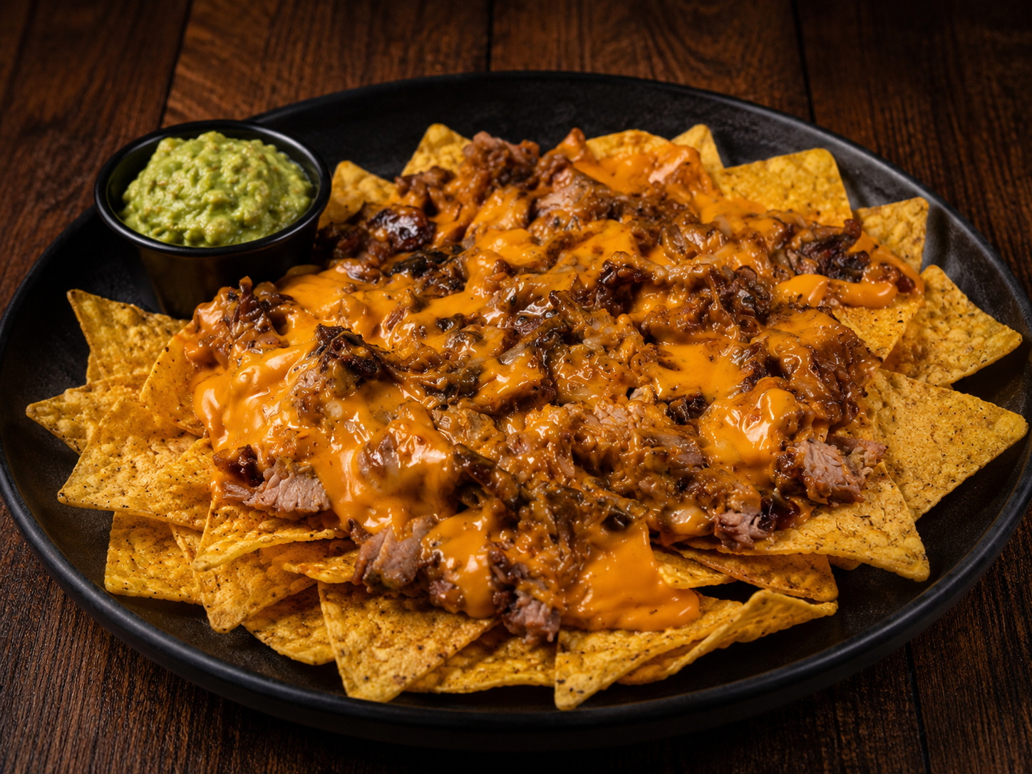 Carta de platos y bebidas de Terracotta: Plato de nachos con queso