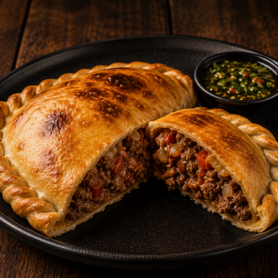 Carta de platos y bebidas de Terracotta: empanada argentina