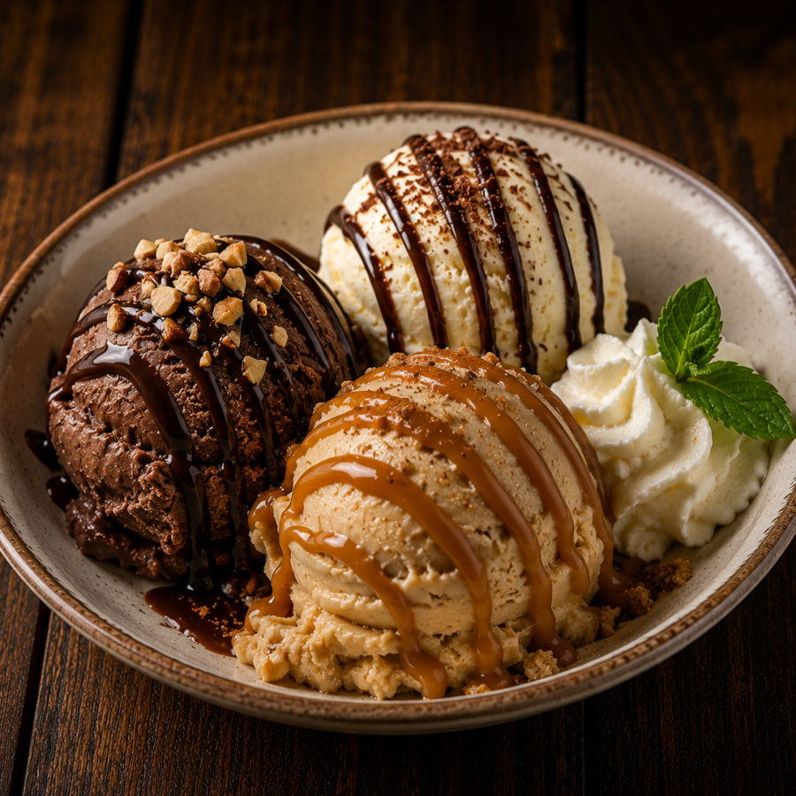 Carta de platos y bebidas de Terracotta: Combo de helados