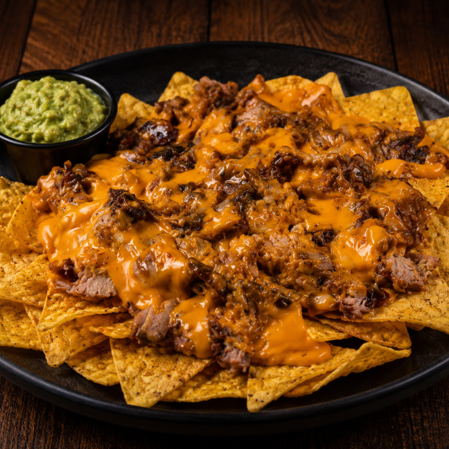 Carta de platos y bebidas de Terracotta: Plato de nachos con queso