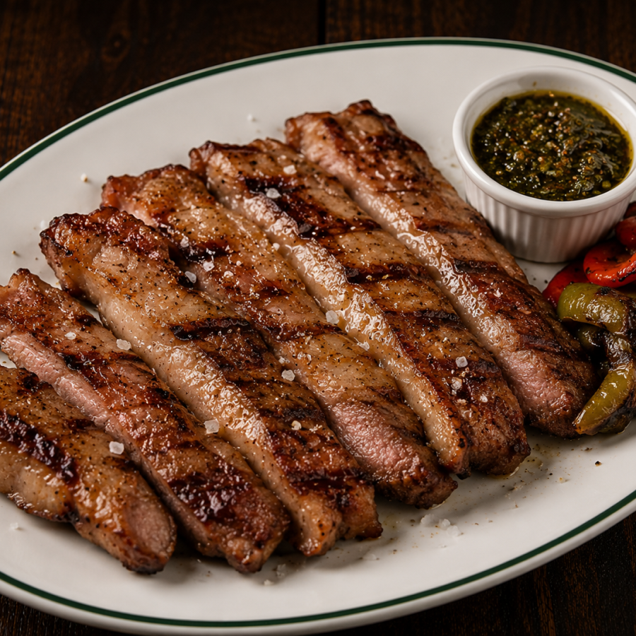 Carta de platos y bebidas de Terracotta: Plato de secreto ibérico